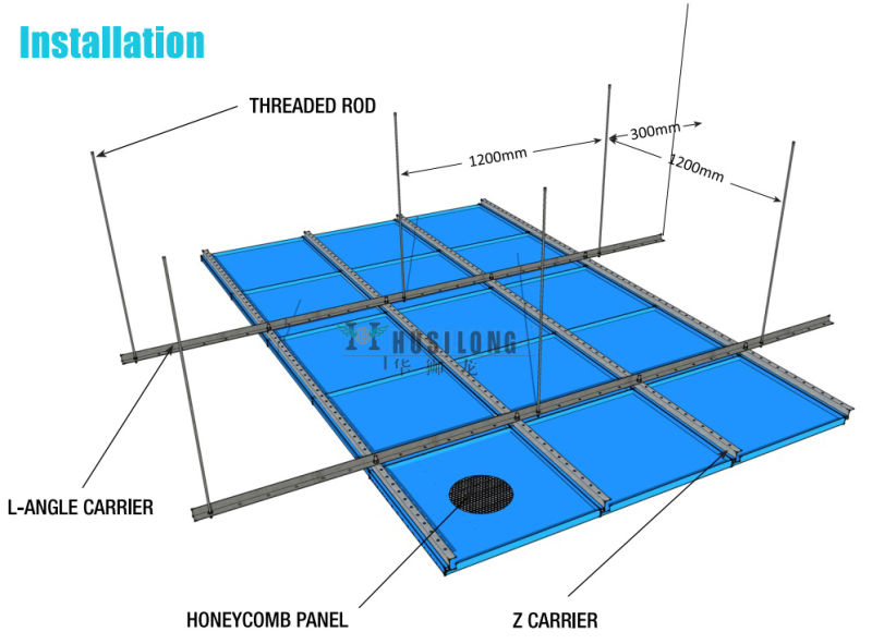 System Aluminium Metal Honeycomb Decoration Wall ACP Panel