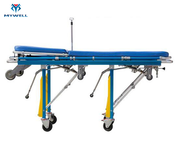 M-As15 Bariatric&#160; Ambulance&#160; Stretcher&#160; Red&#160; Leaf Lift