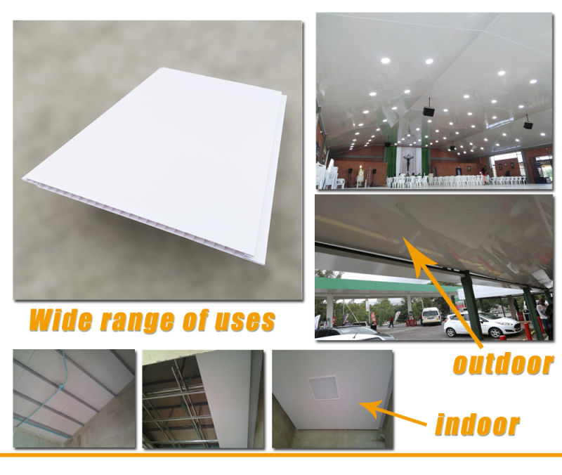 Waterproof White Panel Decorative Plastic PVC False Ceiling