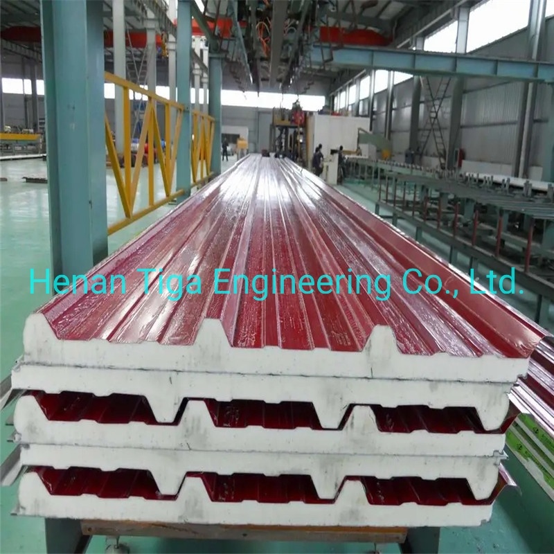 Fire Resistant PPGL Aluzinc Steel Sheet Smooth Surface Sandwich Panel