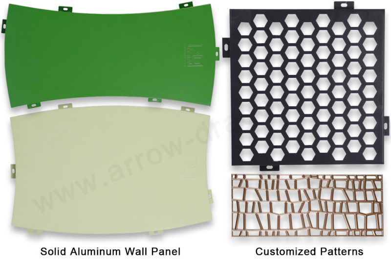 Aluminium Curtain Wall Cladding Panels for Facade/ Mashrabiya