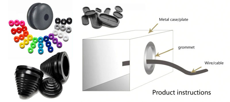 Heat-Resistant Grommet/Cable Rubber Grommet/Rubber Grommet