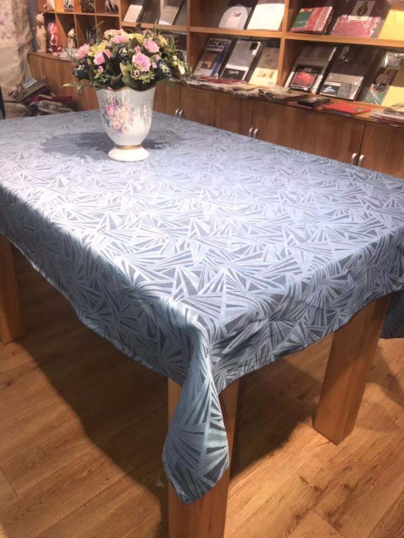 Wholesale Table Linens Jacquard Polyester Table Cloth