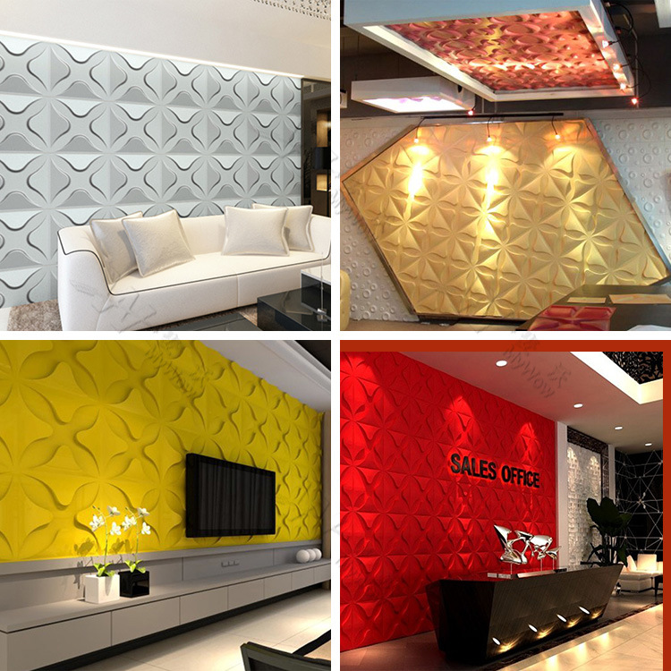 Fashion Home Decor Panel Distributor PVC Wall Panels 3D Panel