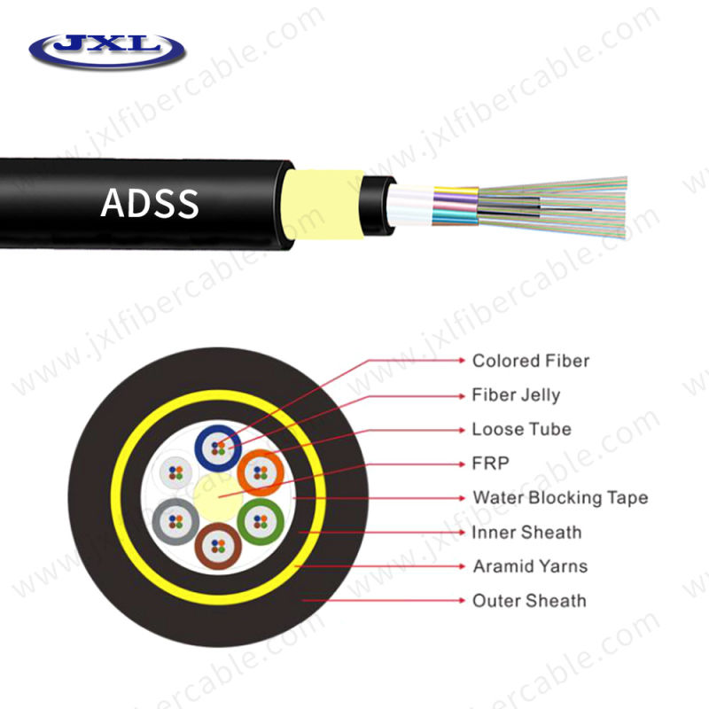 Last Mile FTTH Cable Gyxtpy G657A1/A2 Multi Core FTTH Drop Cable