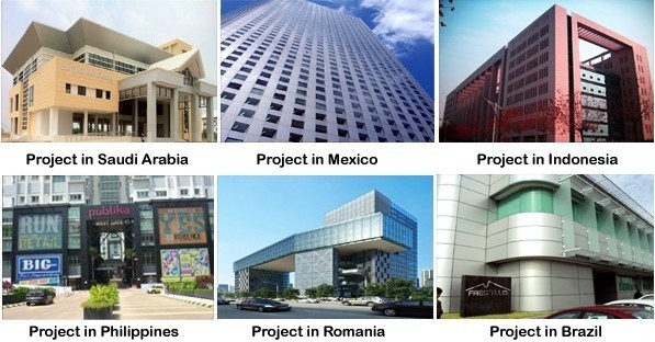 Aluminium Composite Sheet Used for Office Exterior Wall Decoration