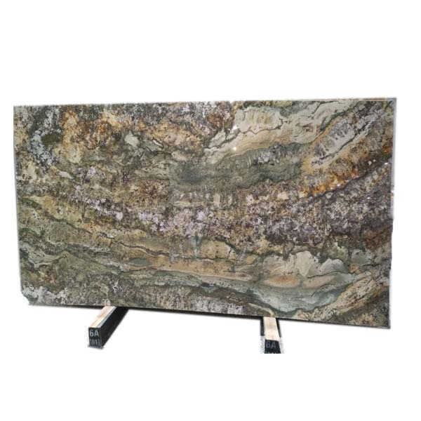 Luxury Brazil Imported Stone Shangrila Golden Brown Granite Slab