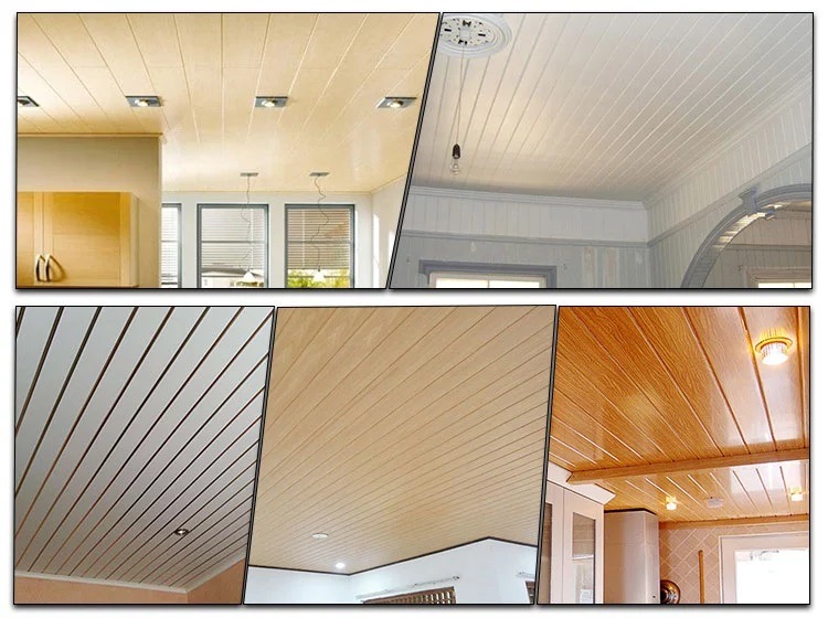 Interior Waterproof Bathroom PVC Ceiling Panel Wall Panel
