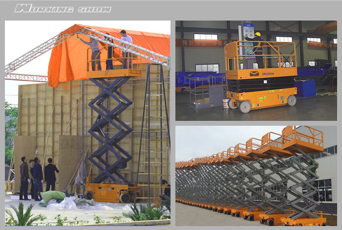 Self-Propelled Hydraulic Scissor Elevating Platform Height to 12m