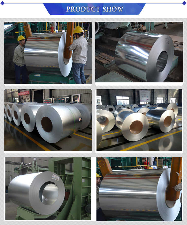 SPCC Properties Raw Material Galvalume Corrugated Steel Sheet