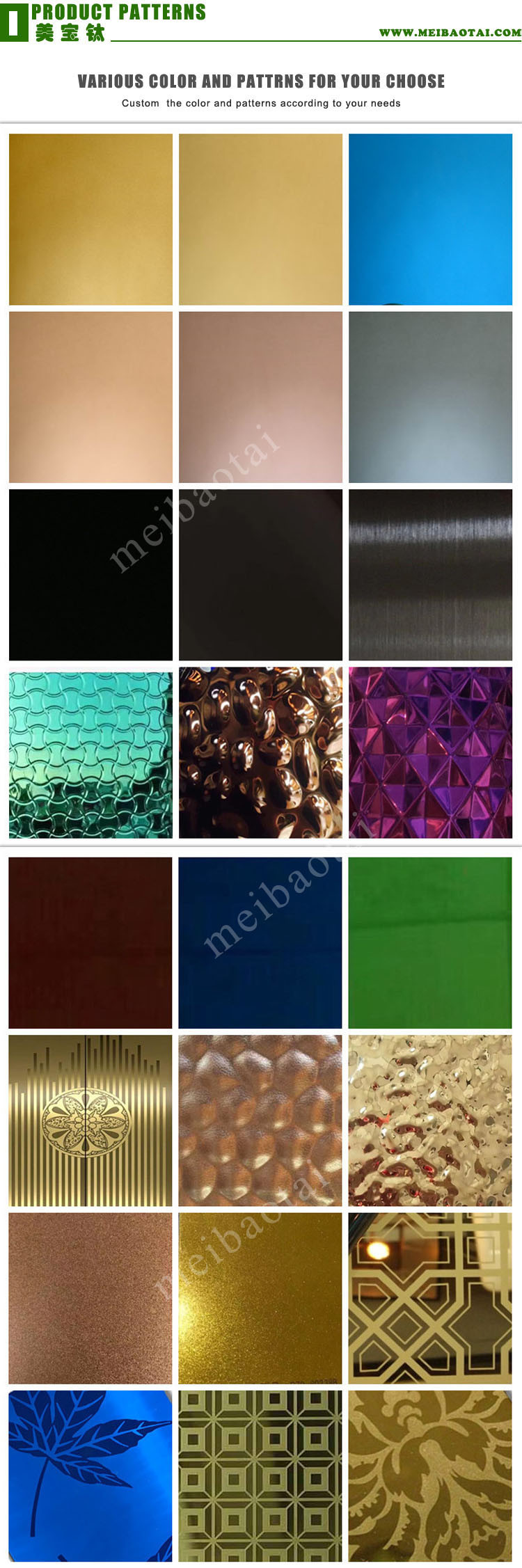 Gold Mirror Stainless Steel Sheet 304 Stainless Steel Properties