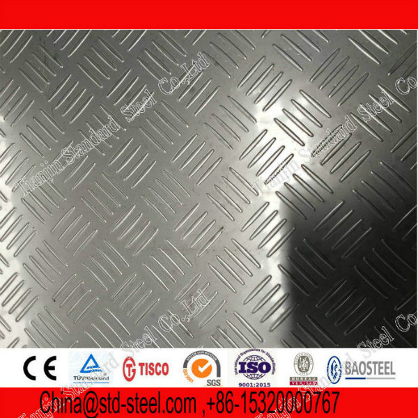 3.0mm Ss Lentil Diamond Checkered Sheet (201 304 316L 430)