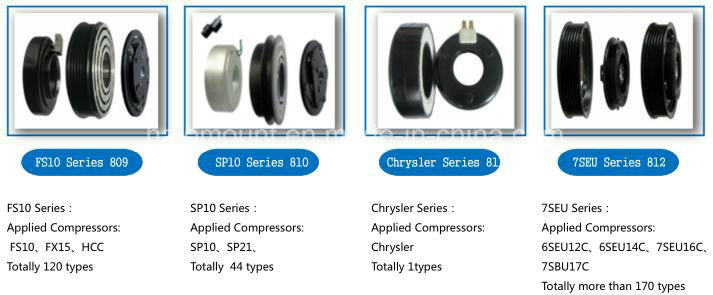 Nissan Sentra Auto AC Spare Parts Cylinder Compressor Clutch
