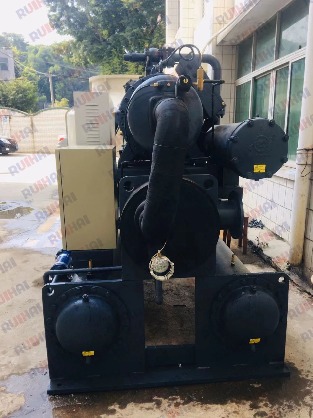 HVAC system Screw Chiller 586kw with Imported Hanbell Compressors