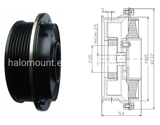 Highlander Auto AC Compressor Parts Auto AC Part Clutch