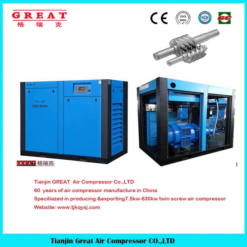 Energy Saving Electric Stationary Direct Driven Screw Air Compressor China Manufacturers