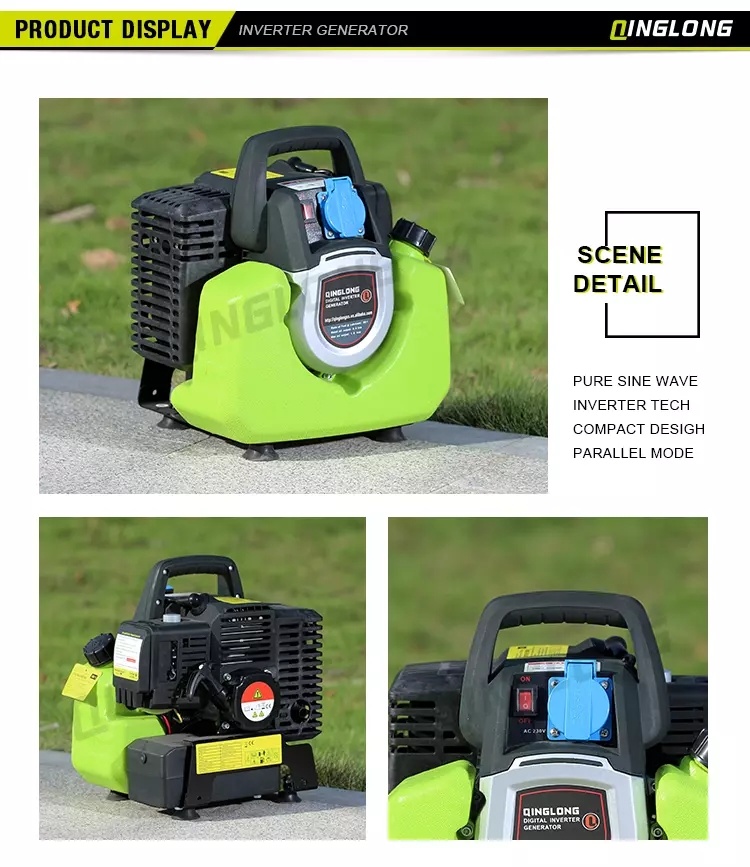 Best Price Portable Mini Petrol Energy Power Small 1 Kw 12V DC Electric Inverter Generator