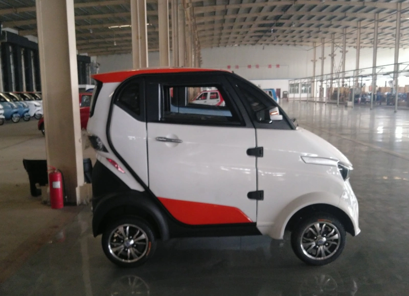 100km Mileage CKD Parts Electric Car with Air Conditioner