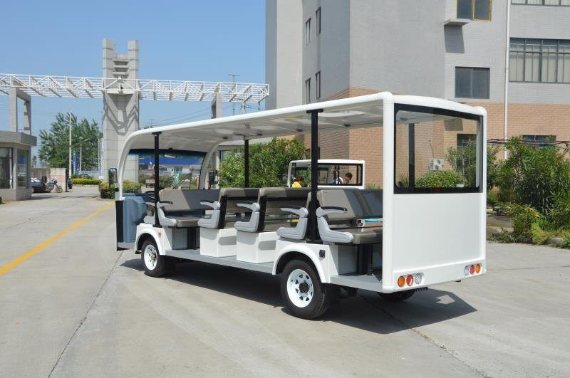 New Design 23 Seats Electric Car Tourist Car, Shuttle Bus, Electric Sightseeing Bus