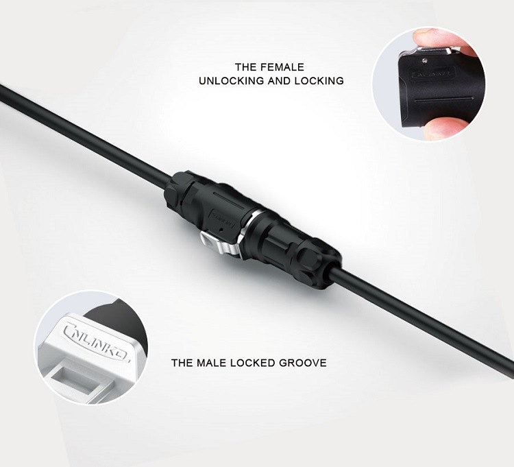 Cnlinko 6 Pin Plastic Automotive Electrical Connector
