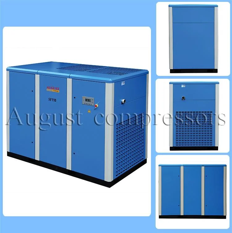 August Stationary Air Cooled Screw Compressor From Chinese Supplier