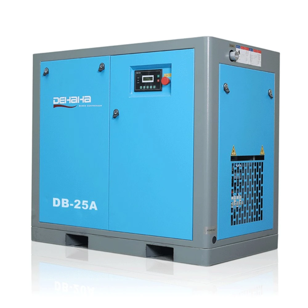 AC Power Stationary China Screw Type Air-Compressor Machine with Minimum Pressure Valve