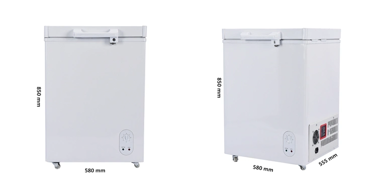 DC 12V High Quality Compressor 108L Deep Chest Solar Freezer