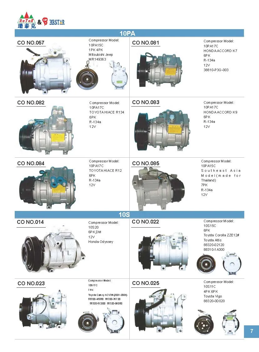 TM21 Auto Air Conditioner Compressor