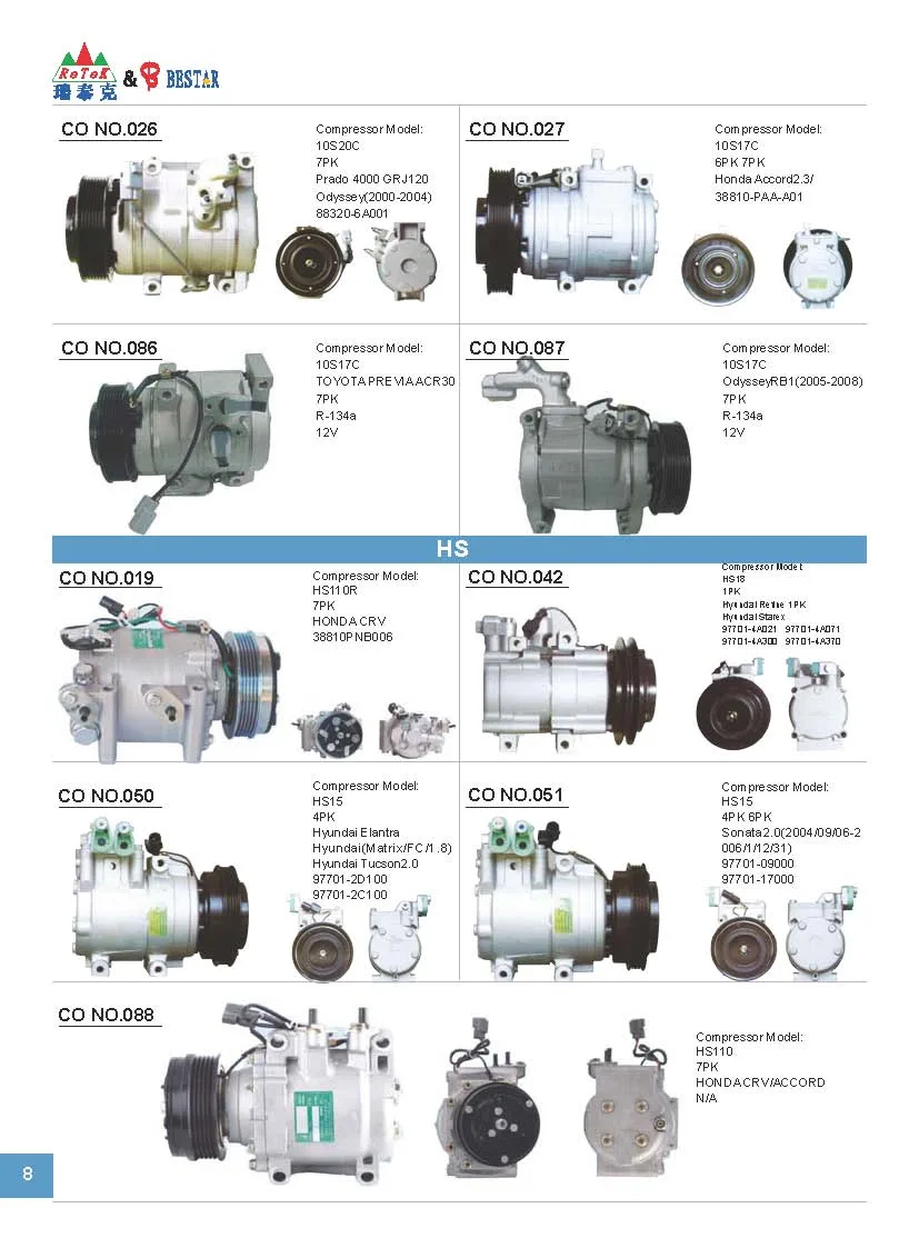 TM21 Auto Air Conditioner Compressor