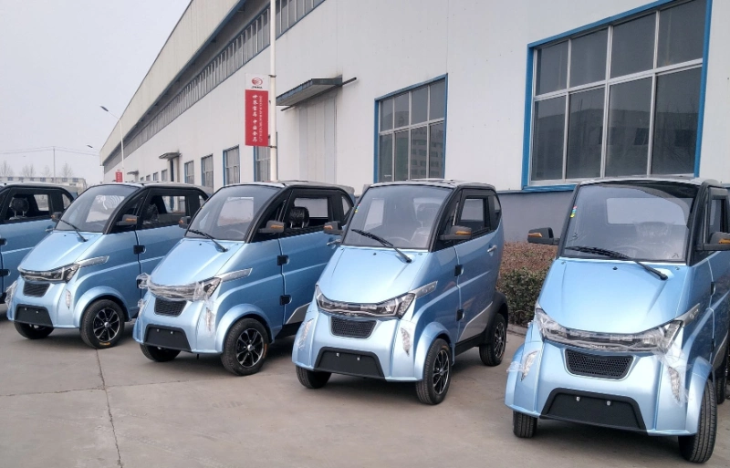 100km Mileage CKD Parts Electric Car with Air Conditioner