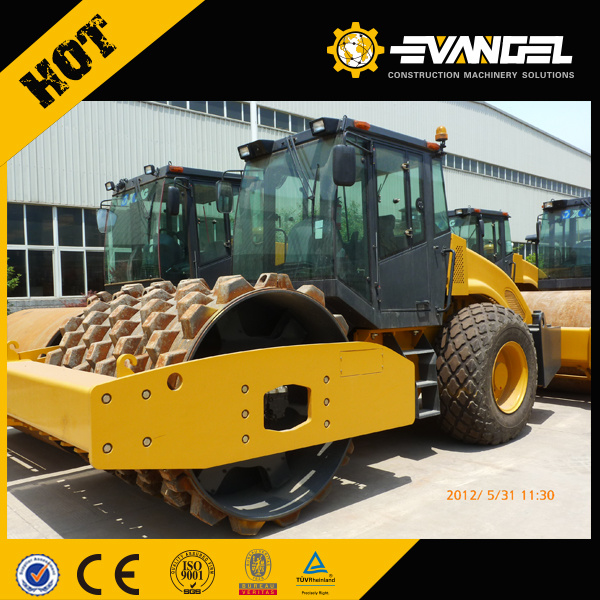 16 Ton Hydraulic Single Drum Road Roller with Sheep Foot Pad