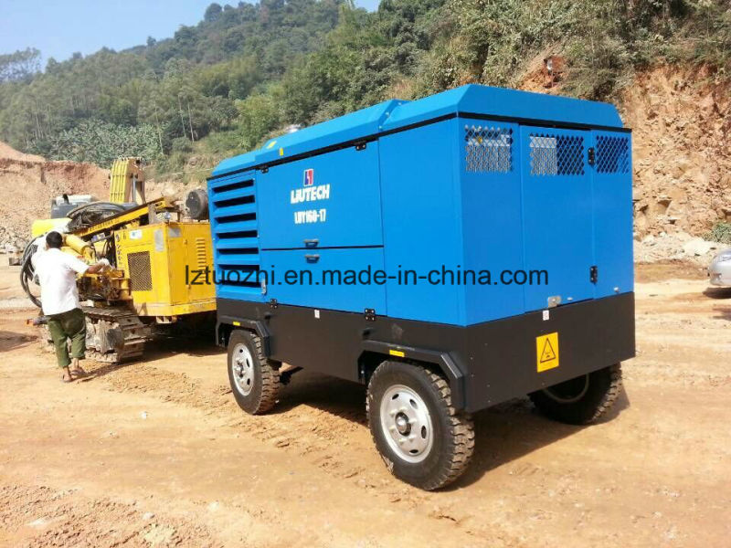 Portable Diesel Mobile Air Compressor 179 Cfm Air Compressor