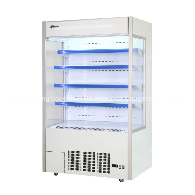 Family Mart Integral Embraco Compressor Open Display Fridge