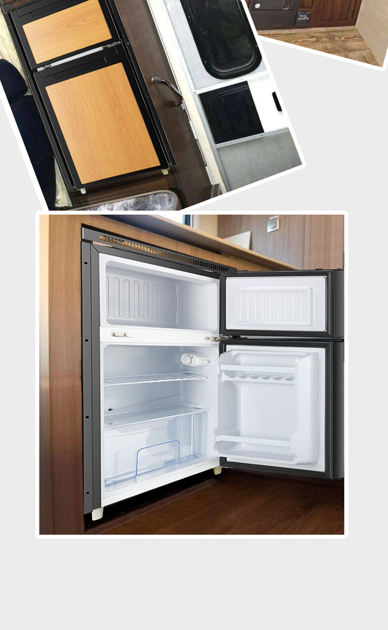 12V DC Compressor Refrigerator for Motorhome, RV, Caravan and Camper