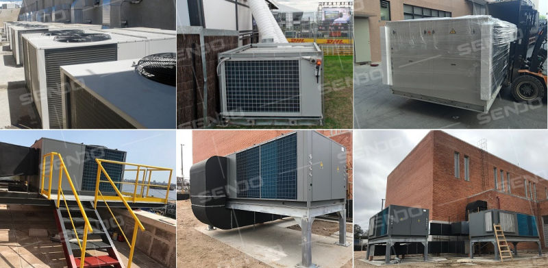 Scroll Compressor Rooftop Mounted Air Conditioning System