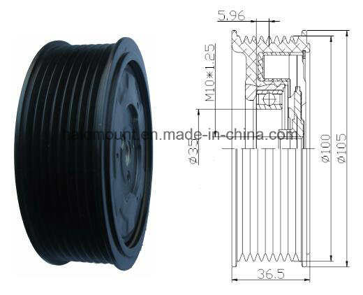 Land Rover Discovery III/MB 8pk Denso 7seu17c Auto AC Parts Auto AC Compressor Part Clutch