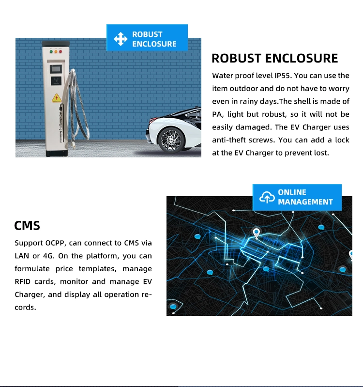 22kw AC EV Charger Home Version Electric Car Charging Electric Charger Car Station EV Charge