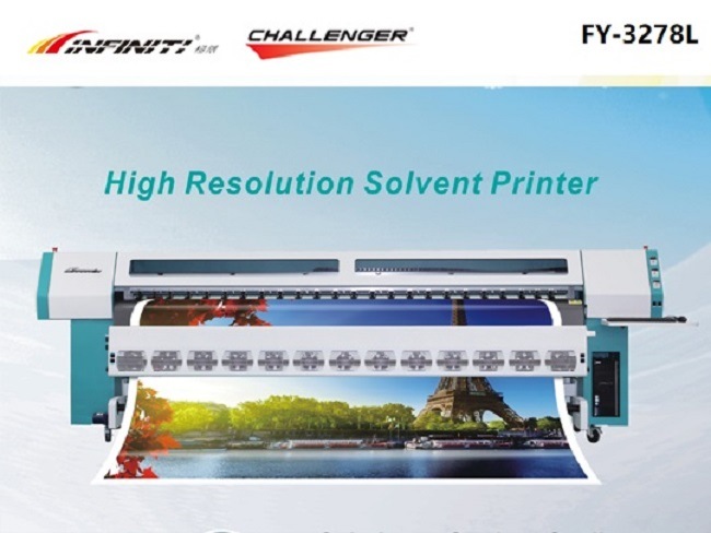 Infiniti Challenger Seiko Solvent Printer Fy-3278L Fy-3278A with Seiko Spt510/50pl Print Head