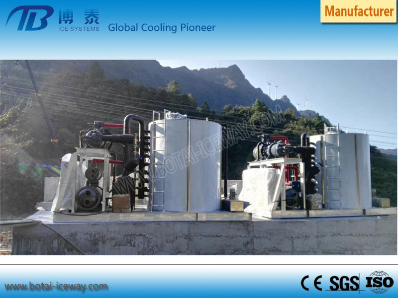 Compact Design Big Ice Plant with Bitzer Compressor Hanbell Compressor