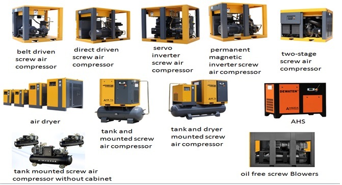 Manufacturers Motor Drive Quality Assurance Screw Air Compressor