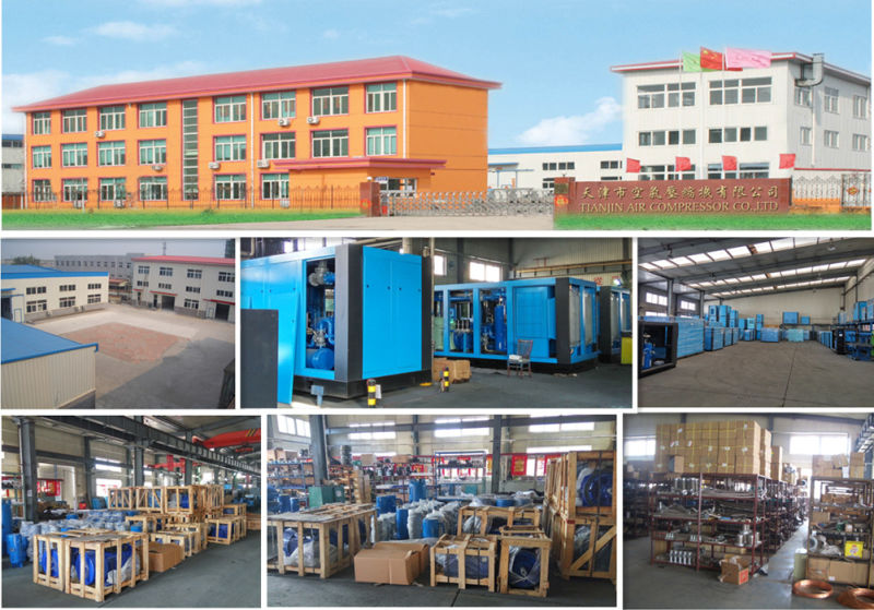 High Efficient Air Cooling Type Screw AC Compressor