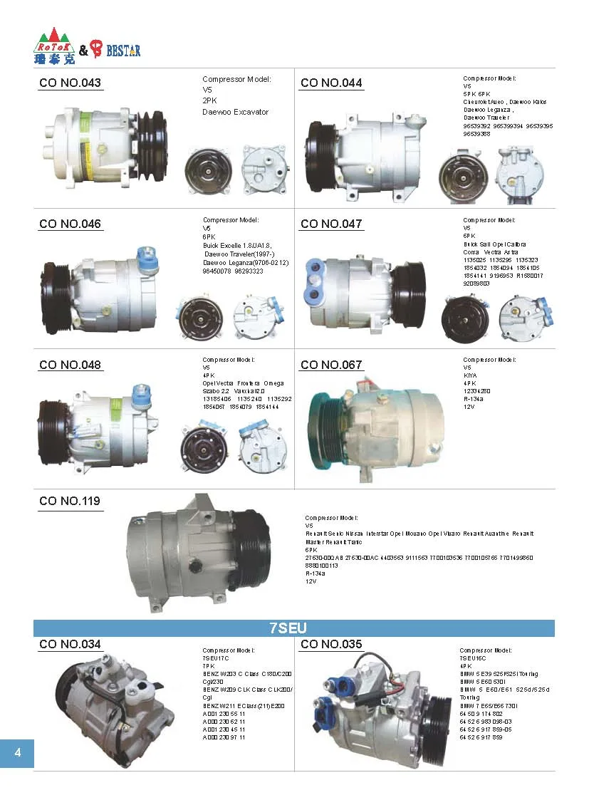 TM21 Auto Air Conditioner Compressor