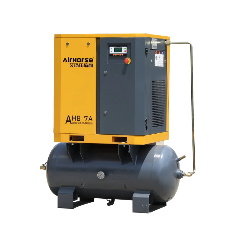 7HP 5.5kw Combined Portable Oilless Air Compressor with 300L Tank Compressor Part