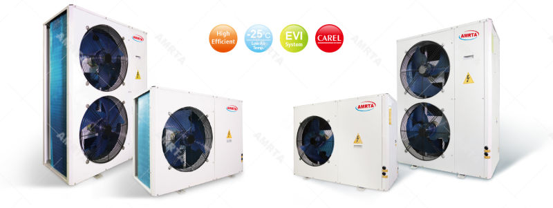 Evi Scroll Compressor Air Source Heatpump Air to Water Evi Heat Pump