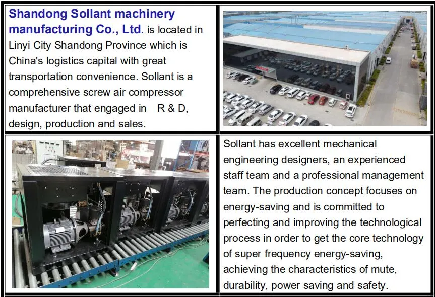 37kw 50HP Fixed Speed Type AC Rotary Screw Air Compressor with High Performance