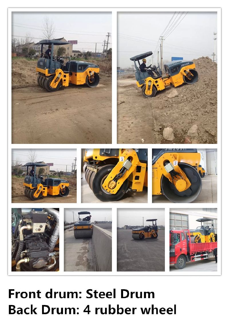 Pneumatic Tyre Types of 4.5 Ton Vibratory Road Roller