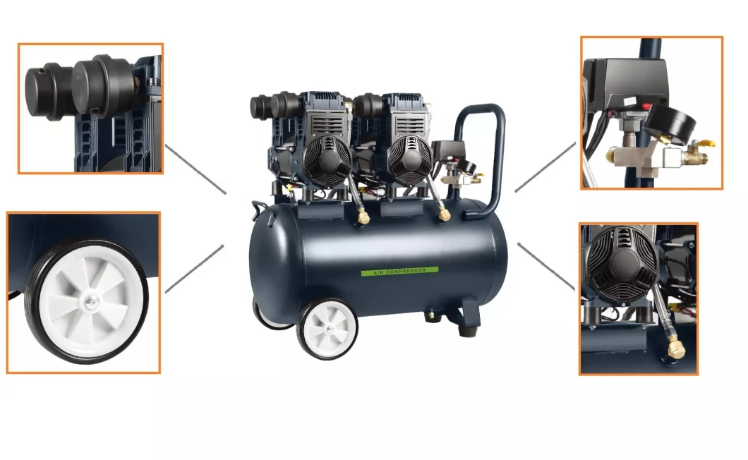 8bar High Performance Air Compressor Portable Piston Air Compressor for Factory (Tl0312004)