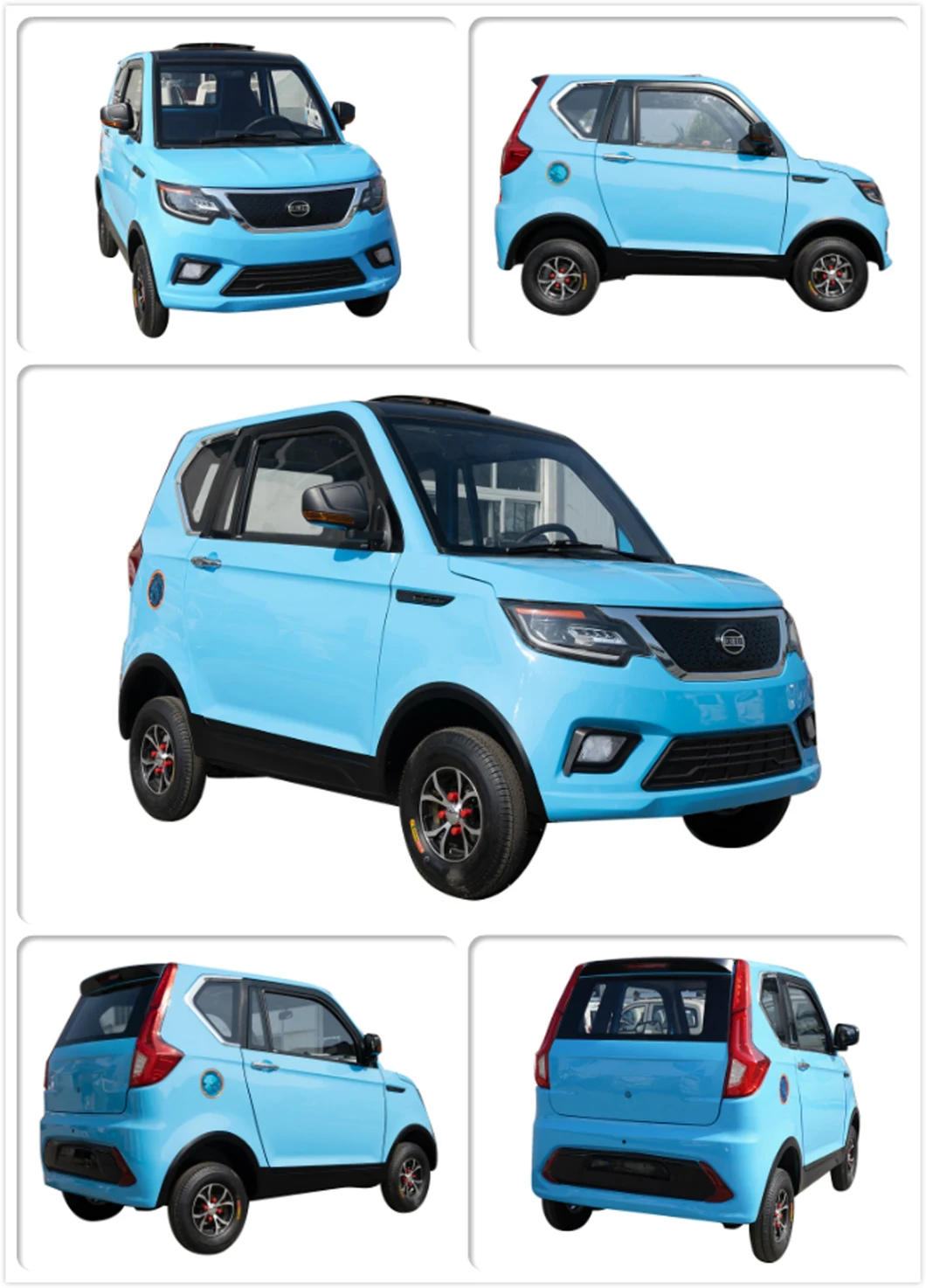 China Al-Yx Electric Car with 2 Doors 4 Seats E Car with Air Conditioner 