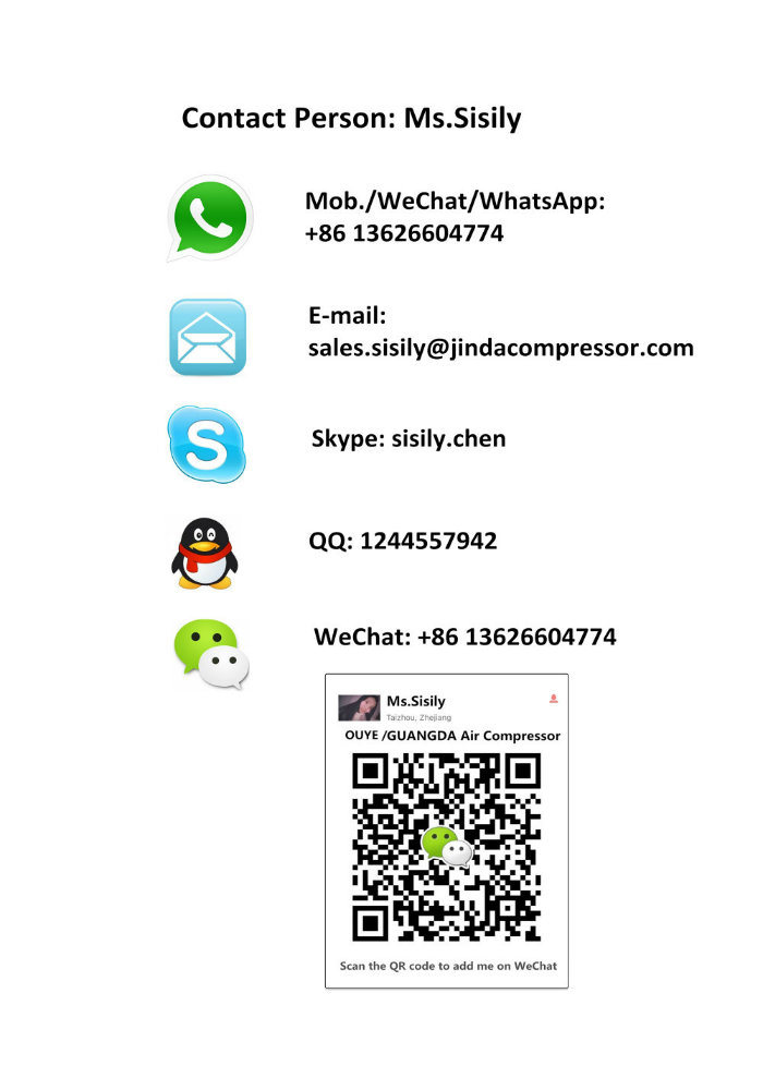 China Factory High Quality 3HP 24L Air Compressor