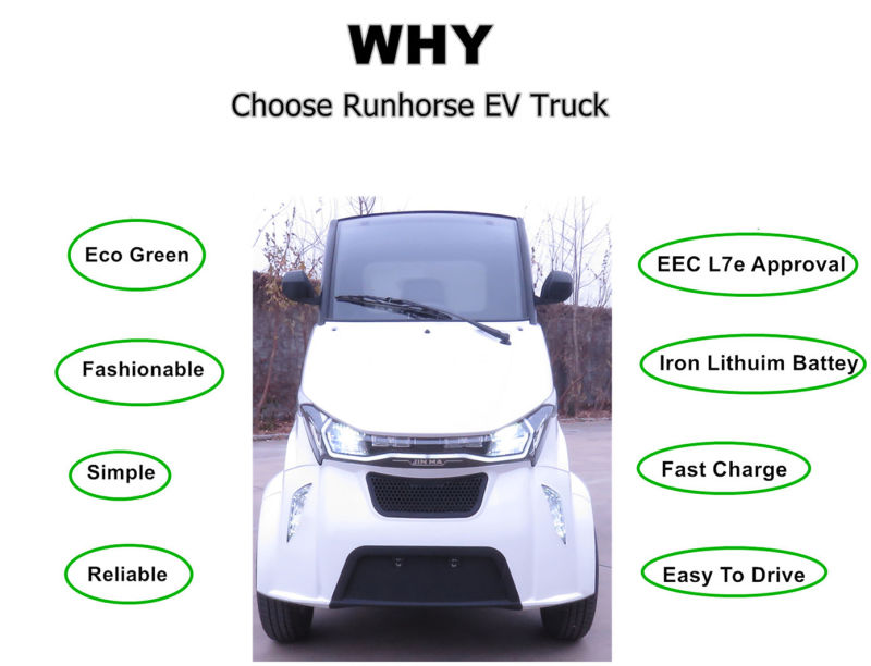 EEC Pickup Electric Car with Lithium Battery for Sale